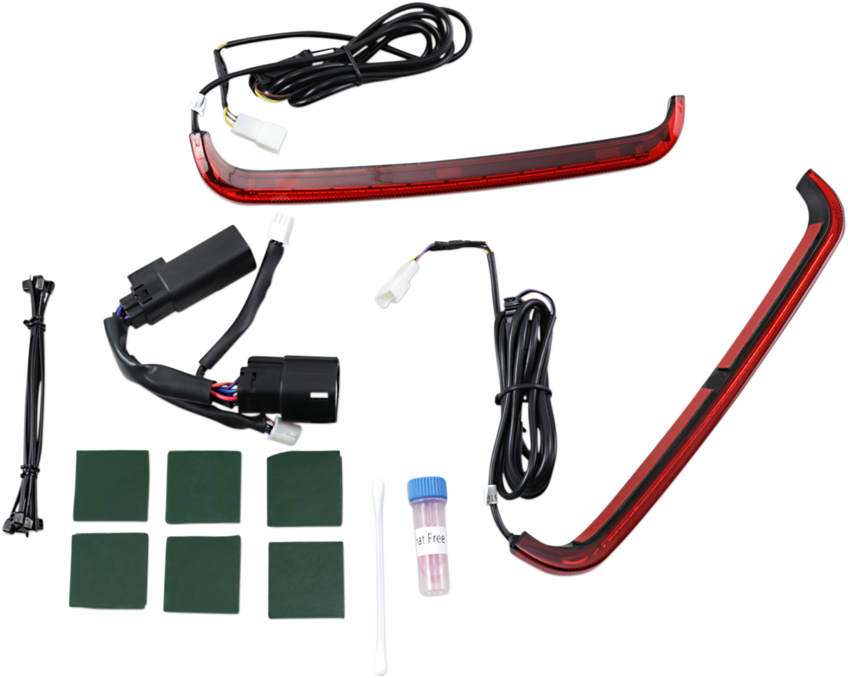 Custom Dynamics Saddlebag Lights - '10-'13 - Red Lens CD-LP-SS6-R - Cycle City Outdoors