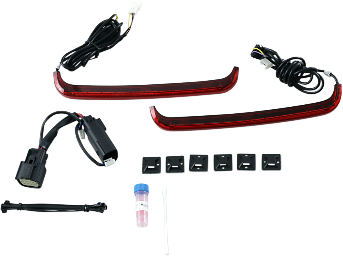 Custom Dynamics Saddlebag Lights - '09-'13 Red Lens CD-LP-SS8-R - Cycle City Outdoors