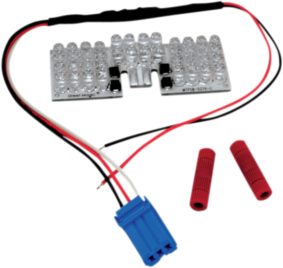 Custom Dynamics LED Fender Tip Boards - Red Dual-Intensity GEN-FT-R-D - Cycle City Outdoors