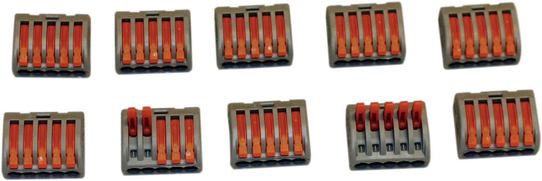 Custom Dynamics Wiring Cage Clamps 5-Spot - 10PK CG25 - Cycle City Outdoors