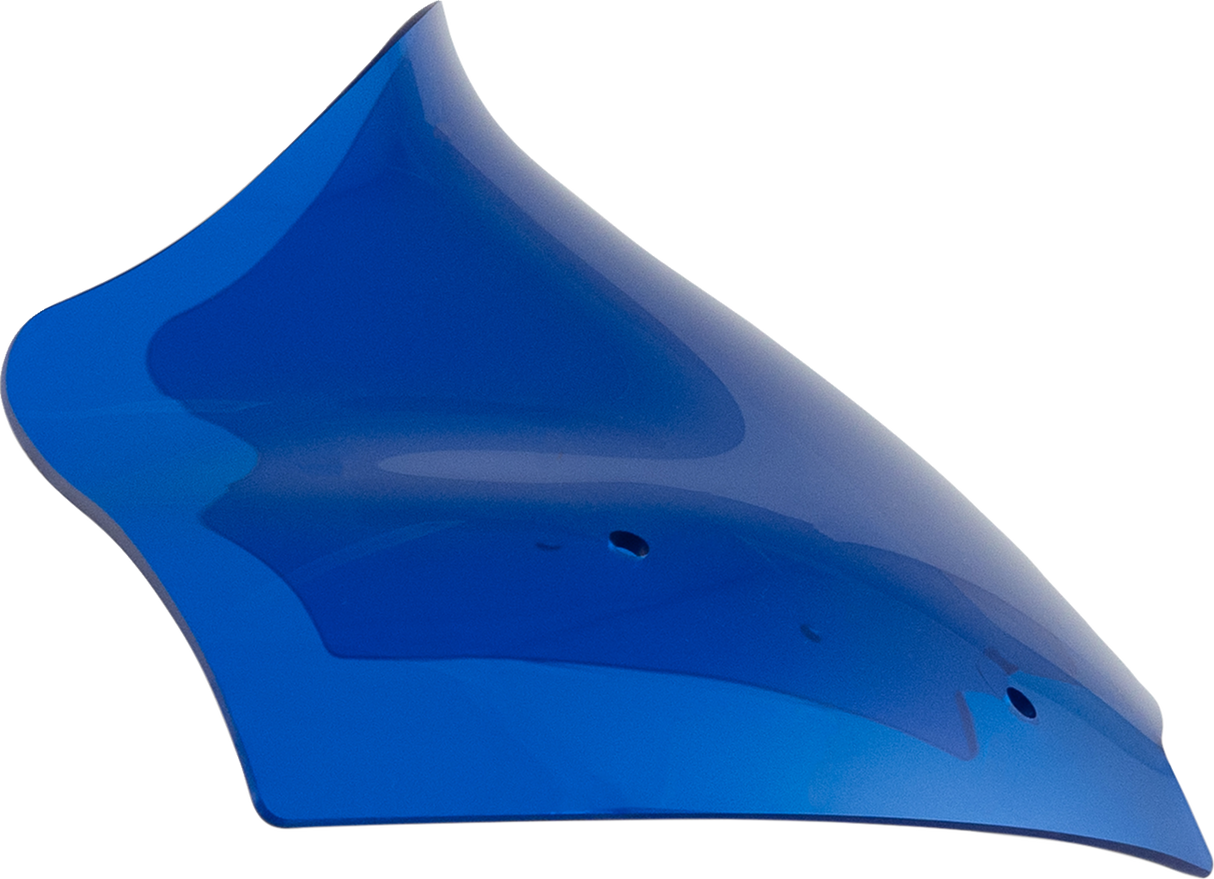 KLOCK WERKS Kolor Flare* Windshield - 10" - Blue - FLTR KWW-01-0719