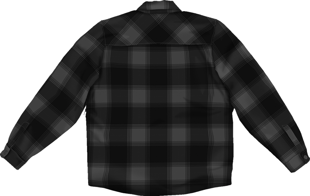 ICON Fallblock CX Flannel™ Jacket - Black - Large - Part Number 2820-6970
