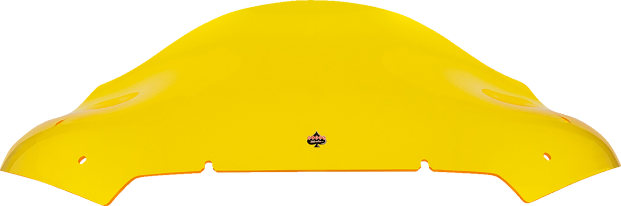 KLOCK WERKS Kolor Flare* Windshield - 10" - Yellow - FLTR KWW-01-0717