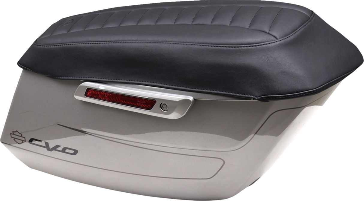 MUSTANG Deluxe Saddlebag Lid Coers - Black - Touring 88404