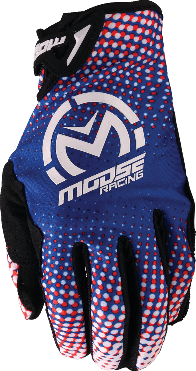 MOOSE OFFROAD SX1* Gloves - Red/White/Blue - 2XL 3330-8064