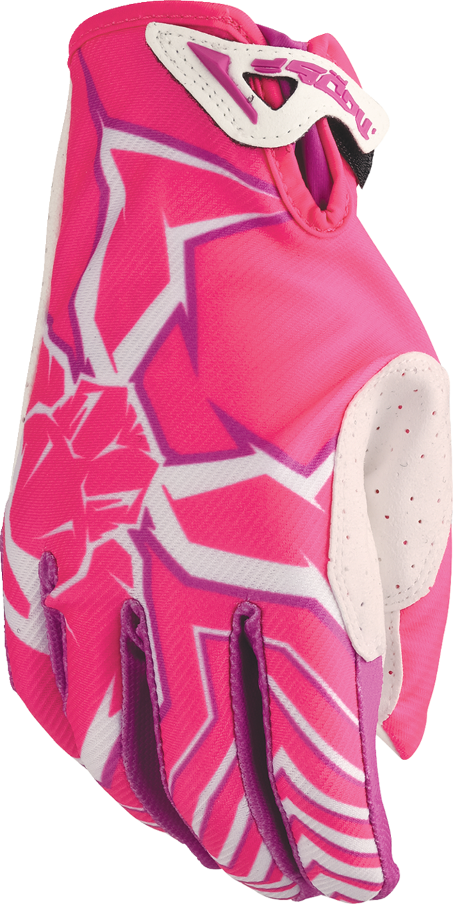 MOOSE OFFROAD Agroid* Pro Gloves - Pink/White - Medium 3330-8098