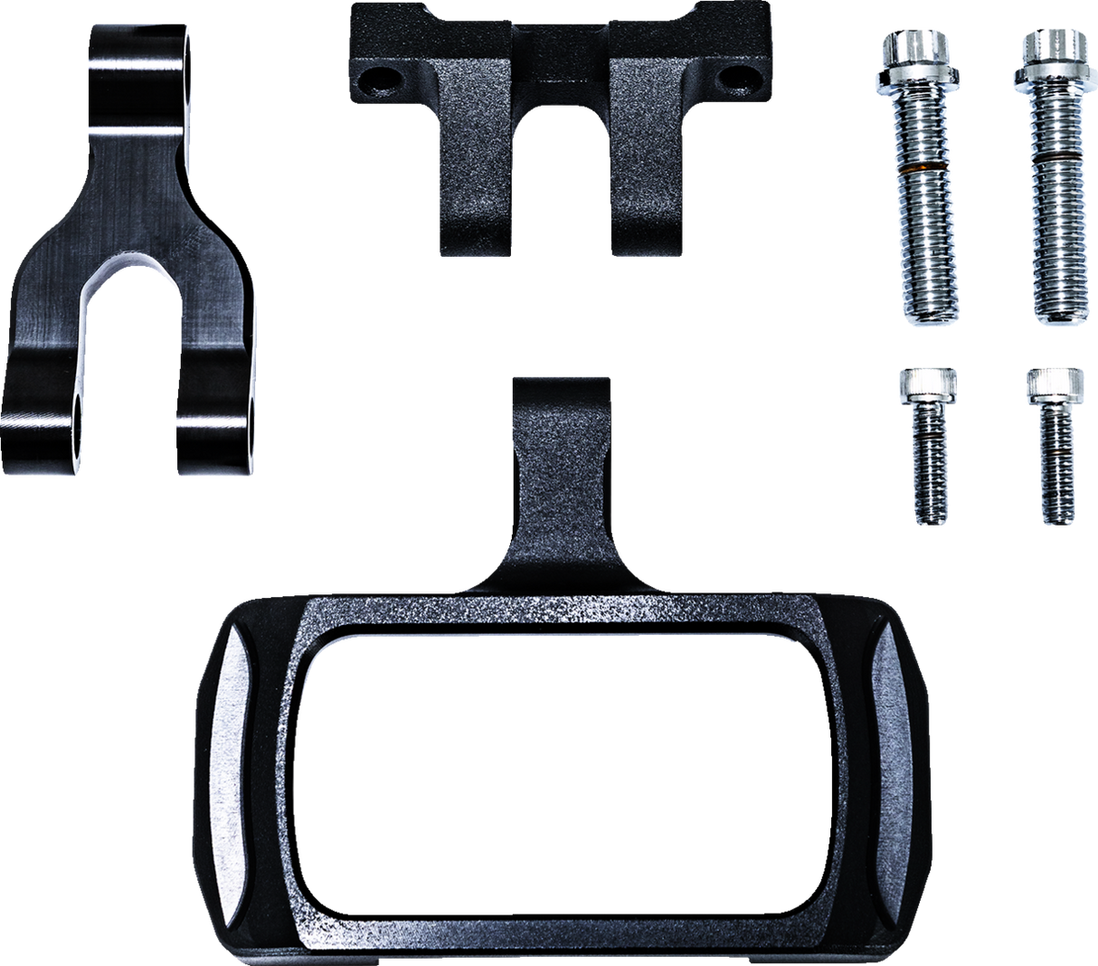 PERFORMANCE MACHINE (PM) Gauge Relocation Kit - Black Ops 0208-2191-SMB