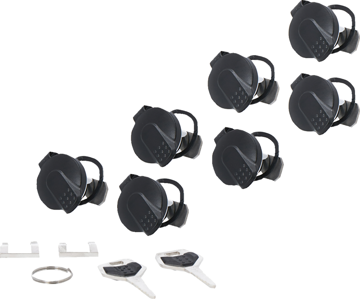 SW-MOTECH TRAX Lock Set - 7 Matching Locks with Keys ALK.00.165.16200