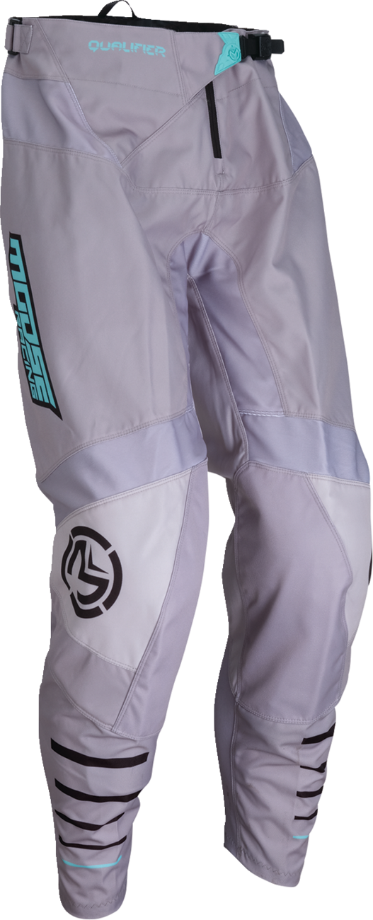 MOOSE RACING Qualifier Pants - Gray/Teal - 50 2901-11833
