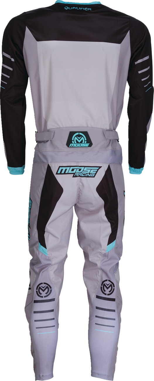 MOOSE RACING Qualifier Pants - Gray/Teal - 54 2901-11835