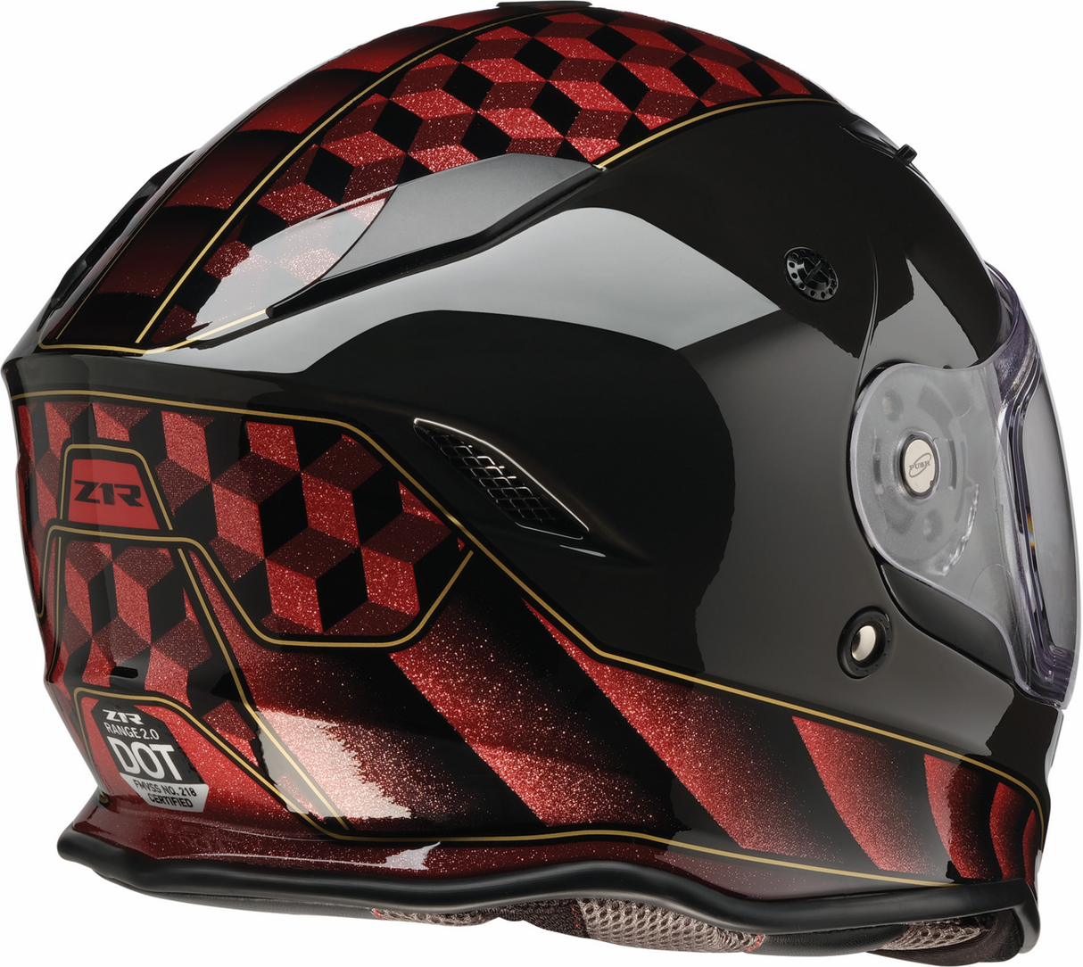 Z1R Nemesis Helmet - Thunderbird - Red - XL 0101-17105