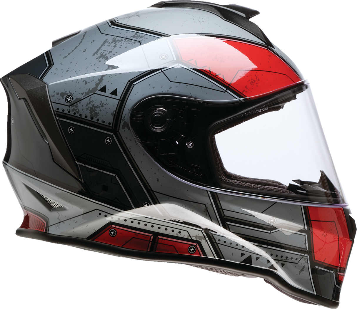 Z1R Youth Warrant Helmet - Sentinel - Red - Large 0102-0291