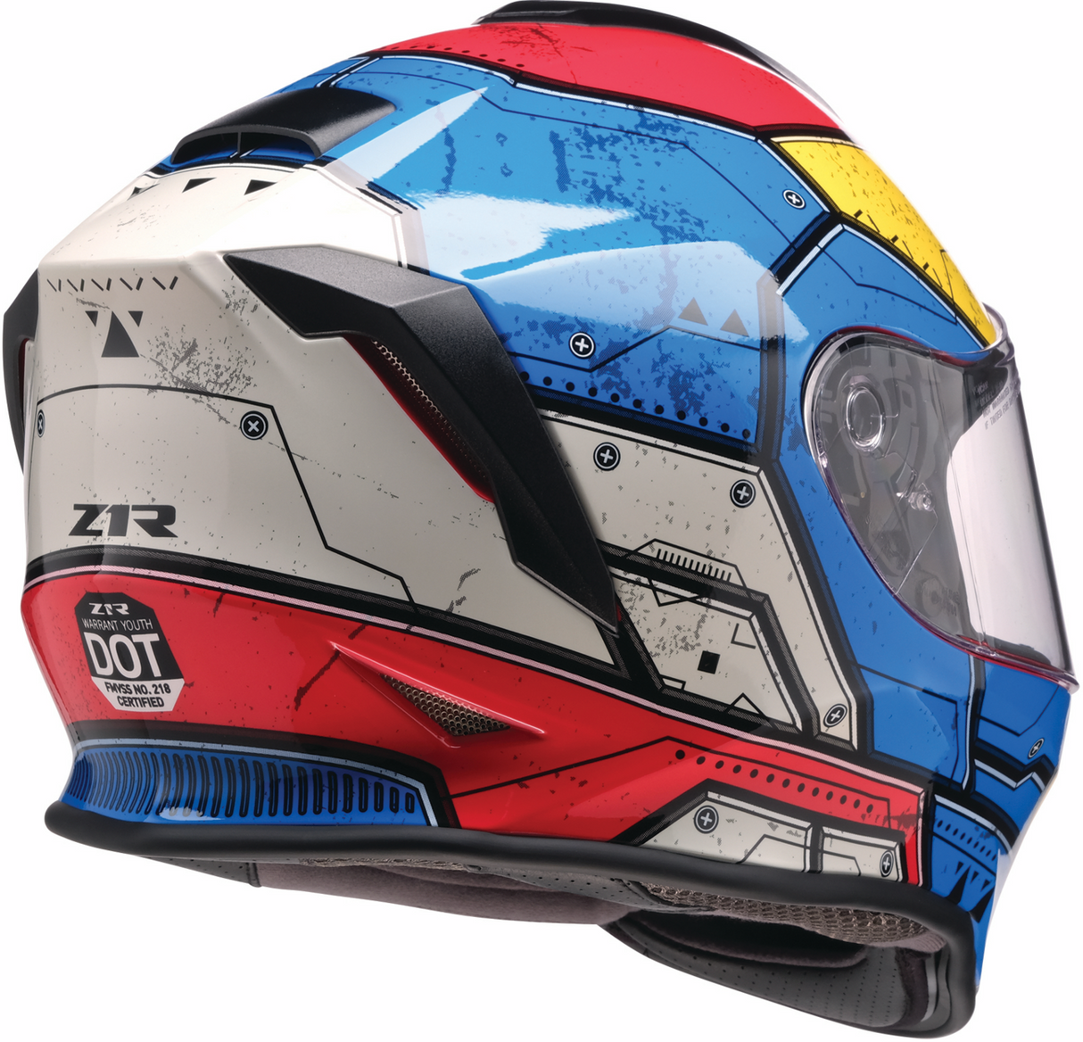 Z1R Youth Warrant Helmet - Sentinel - Blue - Small 0102-0292