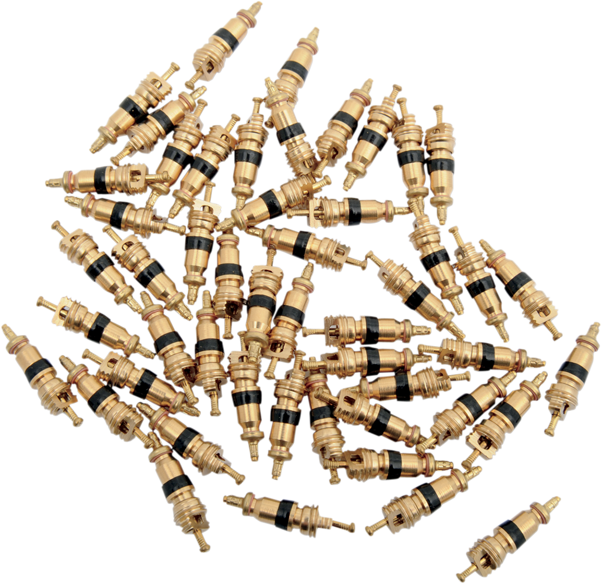 K&L SUPPLY Valve Core - Straight - Gold - 50 Pack 32-8214