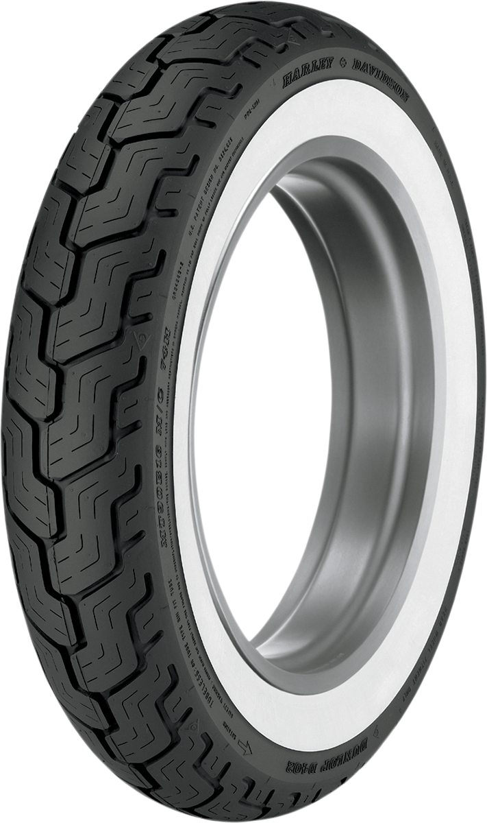 DUNLOP Tire - D402 - Rear - MU85B16 - Wide Whitewall - 77H 45006074 - Cycle City Outdoors