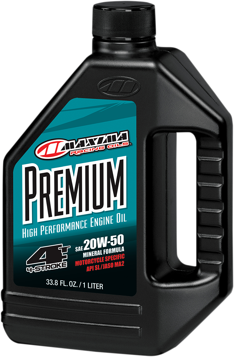 MAXIMA RACING OIL Premium High Performance Mineral 4T Engine Oil - 20W50 - 1L 35901