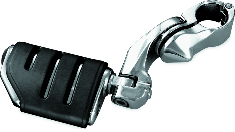 Kuryakyn Tour Tech Trident Dually 4in Back Arm With 1-1/4in Clamps Chrome - Cycle City Outdoors