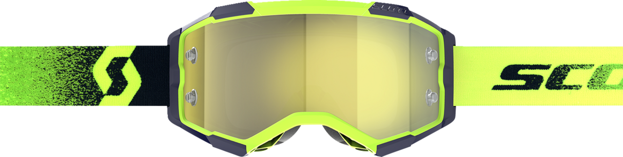SCOTT Fury Goggle - Neon Green/Neon Yellow - Yellow Chrome 272828-5727289