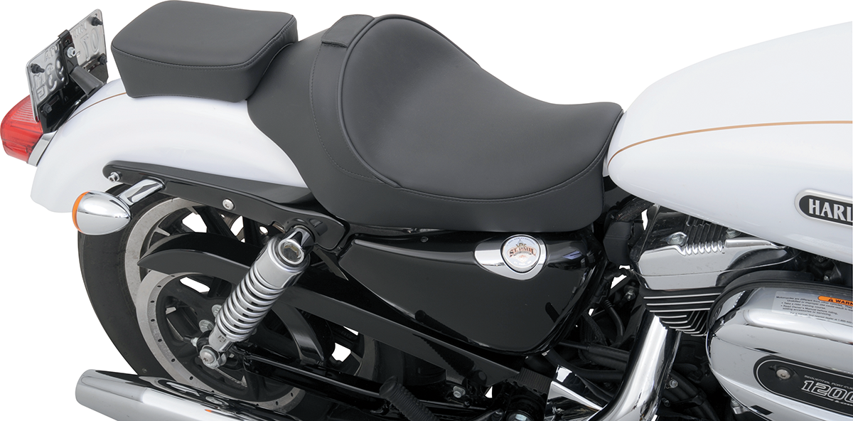 DRAG SPECIALTIES Rear Solo Seat - Narrow - Smooth - XL '04-'22 0804-0393 - Cycle City Outdoors