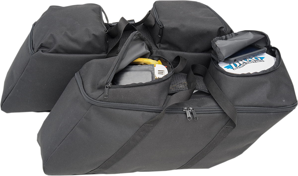 DRAG SPECIALTIES Saddlebag Liners - Black - FL '14-'22 3501-0942