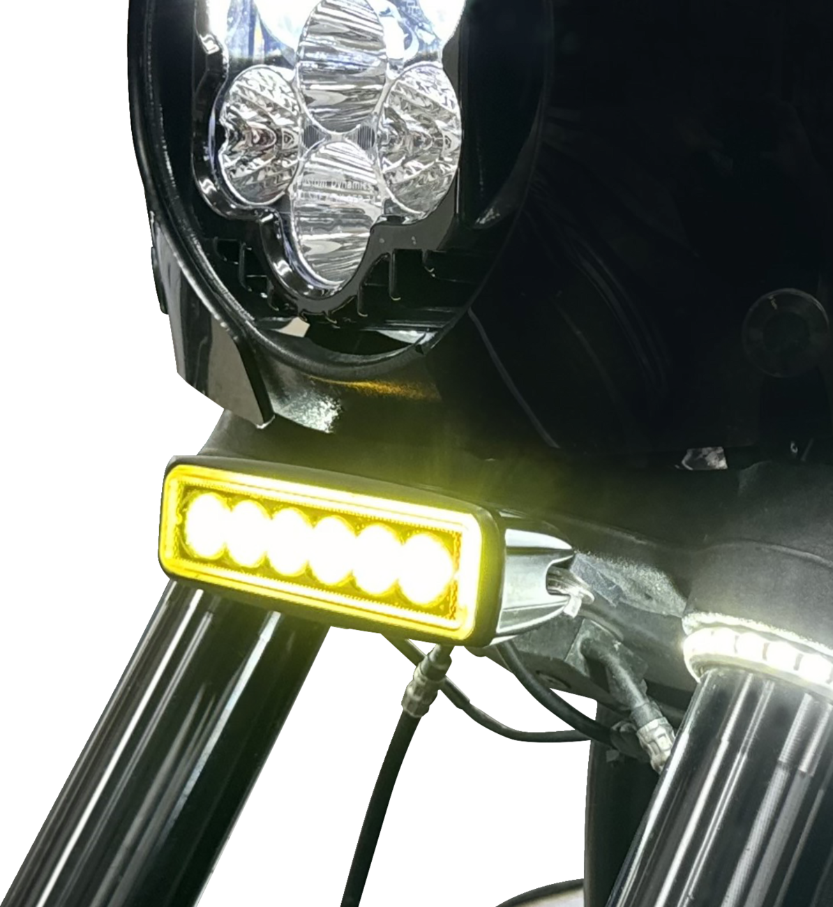 CUSTOM DYNAMICS Mount - Light Bar - Textured Satin Black - FXLRS LB-HP-LRS