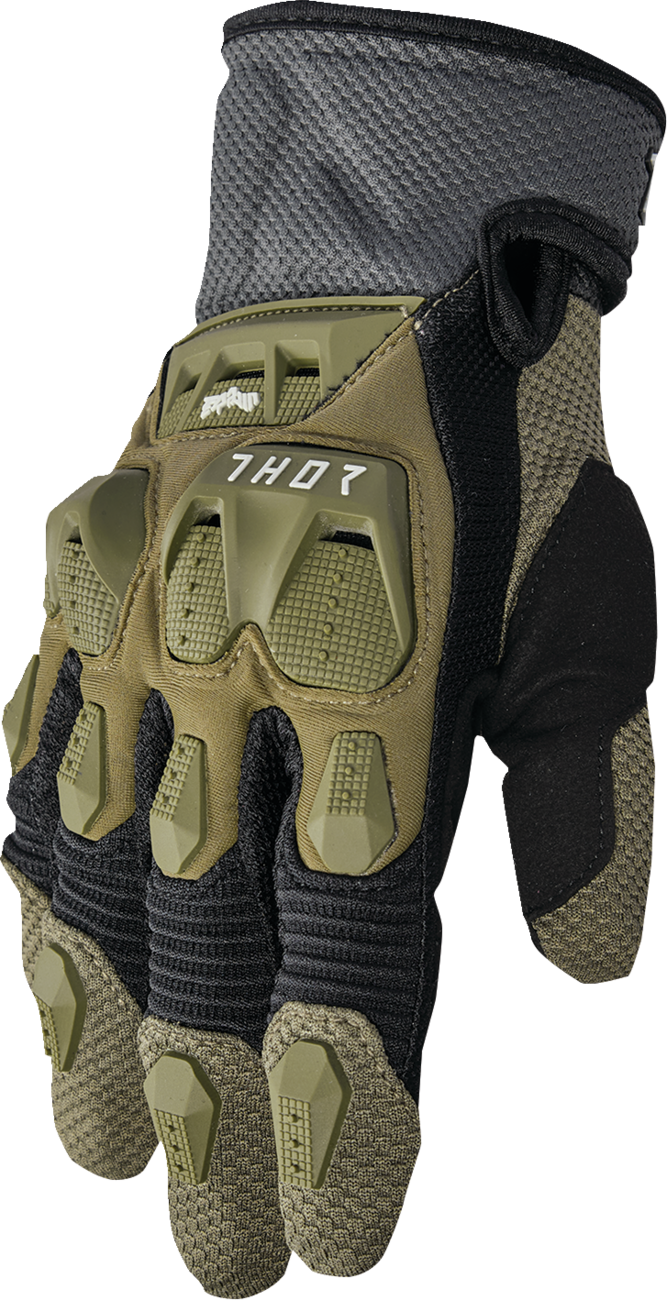 THOR Terrain Gloves - Army/Charcoal - XL 3330-8253