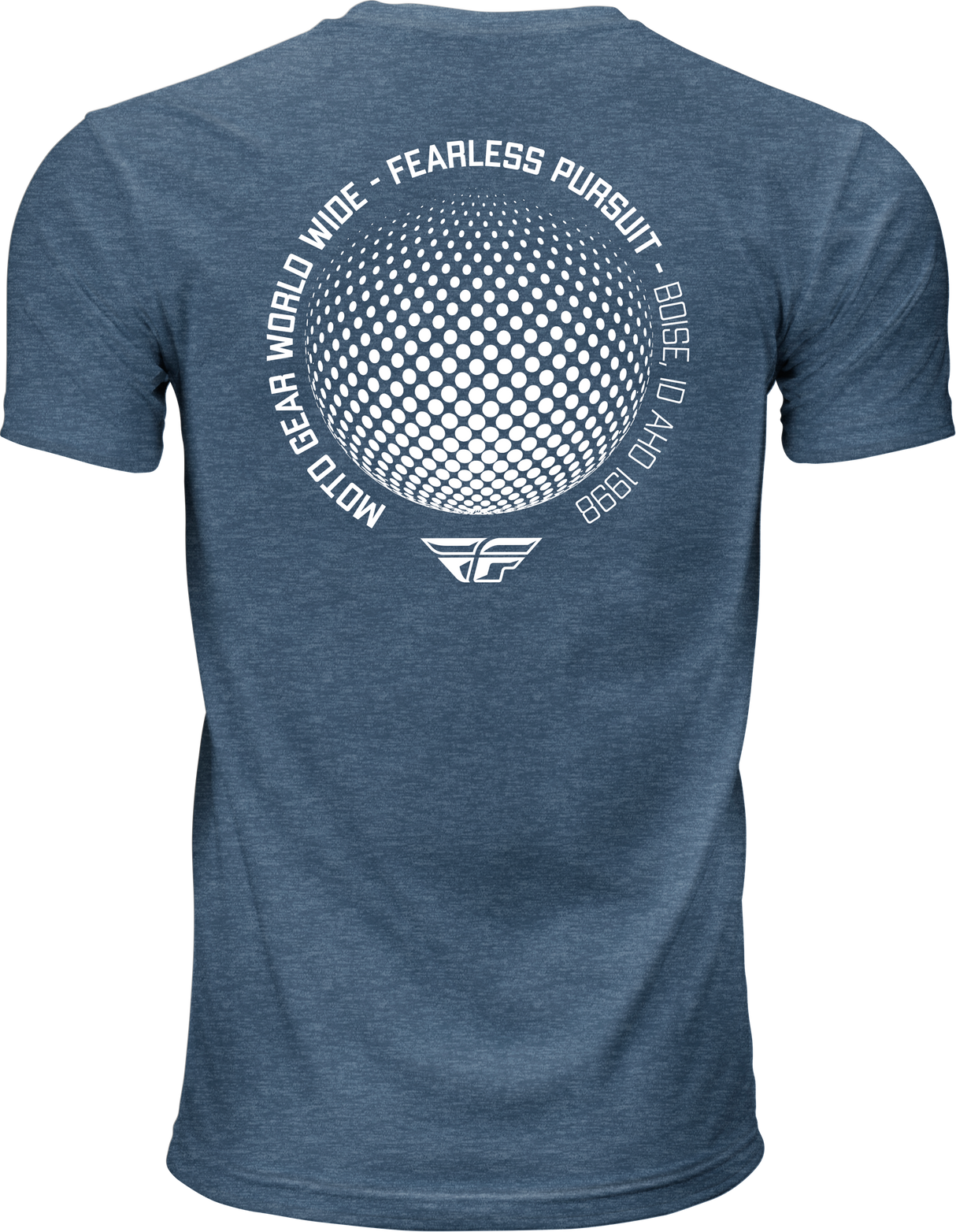 Fly Worldwide Tee Blue Sm