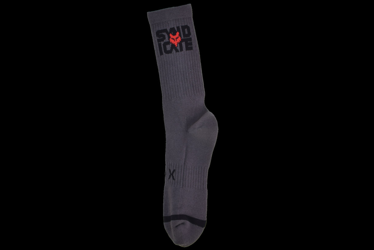 Fox Racing - 8 inch Defend Sock Syndicate - Drk Shdw - S/M