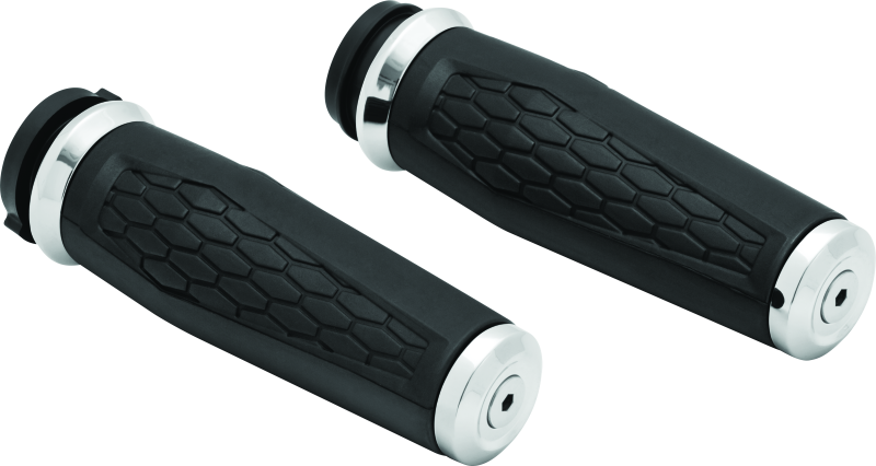 Kuryakyn Hex Grips Thottle-By-Wire Chrome - Cycle City Outdoors