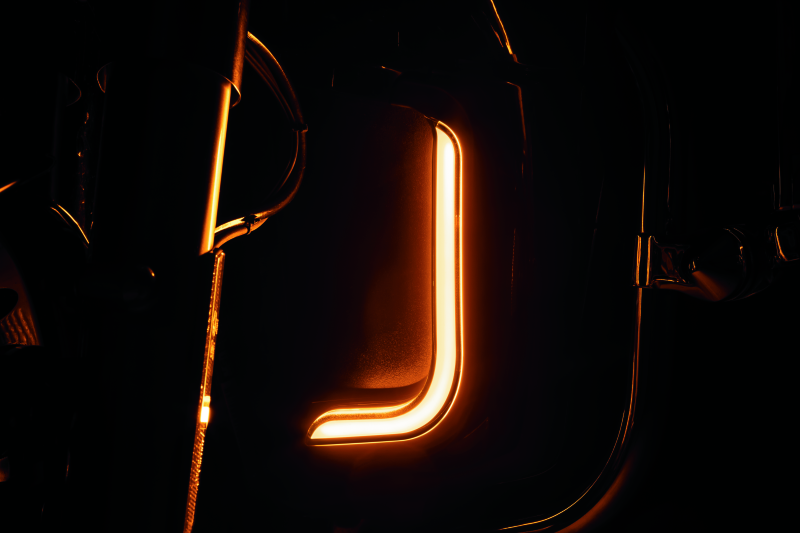 Kuryakyn Tracer LED Fairing Lower Accents Black - Cycle City Outdoors