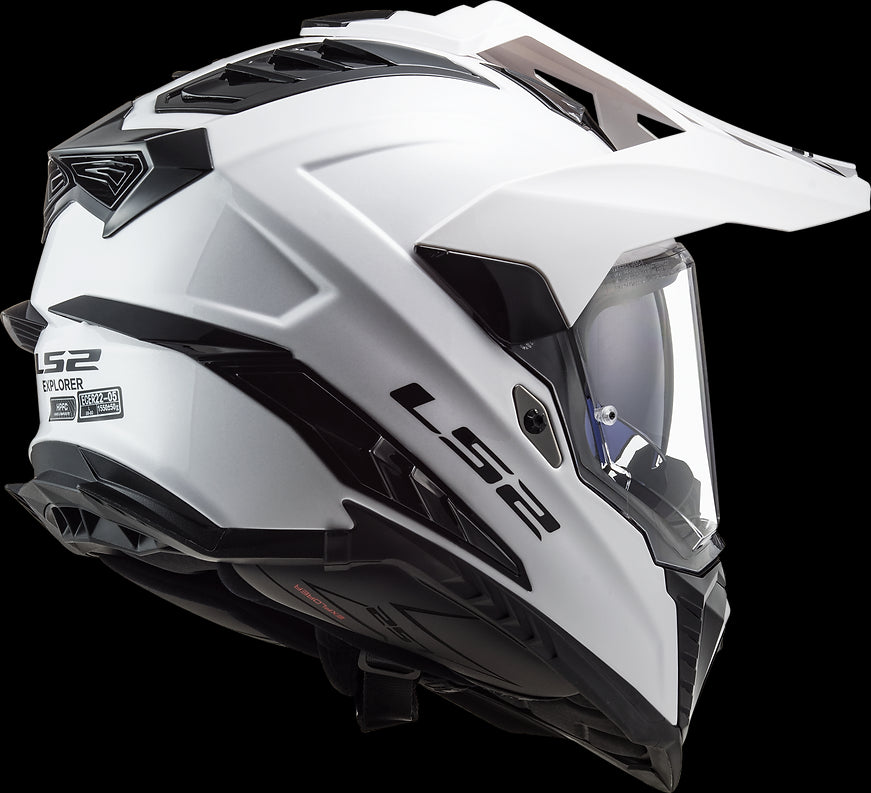 LS2 - Explorer XT Solid Adventure Motorcycle Helmet