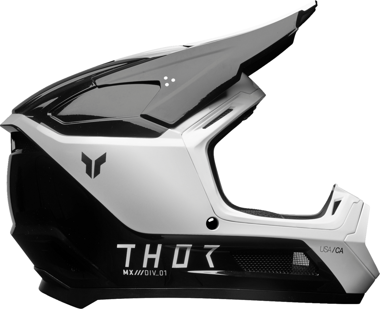 THOR Youth Fleet Helmet - Storm - Black/White - Small 0111-1686