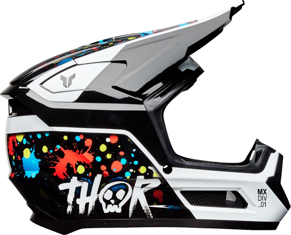 THOR Youth Fleet Helmet - Splat - Black - Small 0111-1692