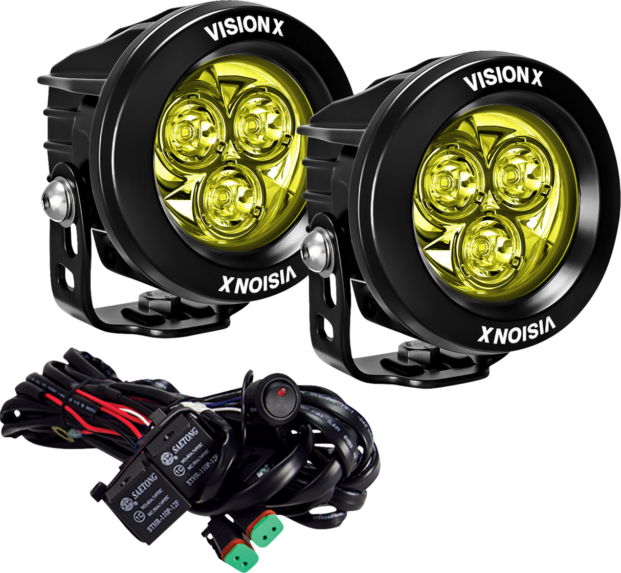 Vision X Light Cannon - CG2 - 3-3/4" - Multi LED - Selective Yellow Lens 9945811