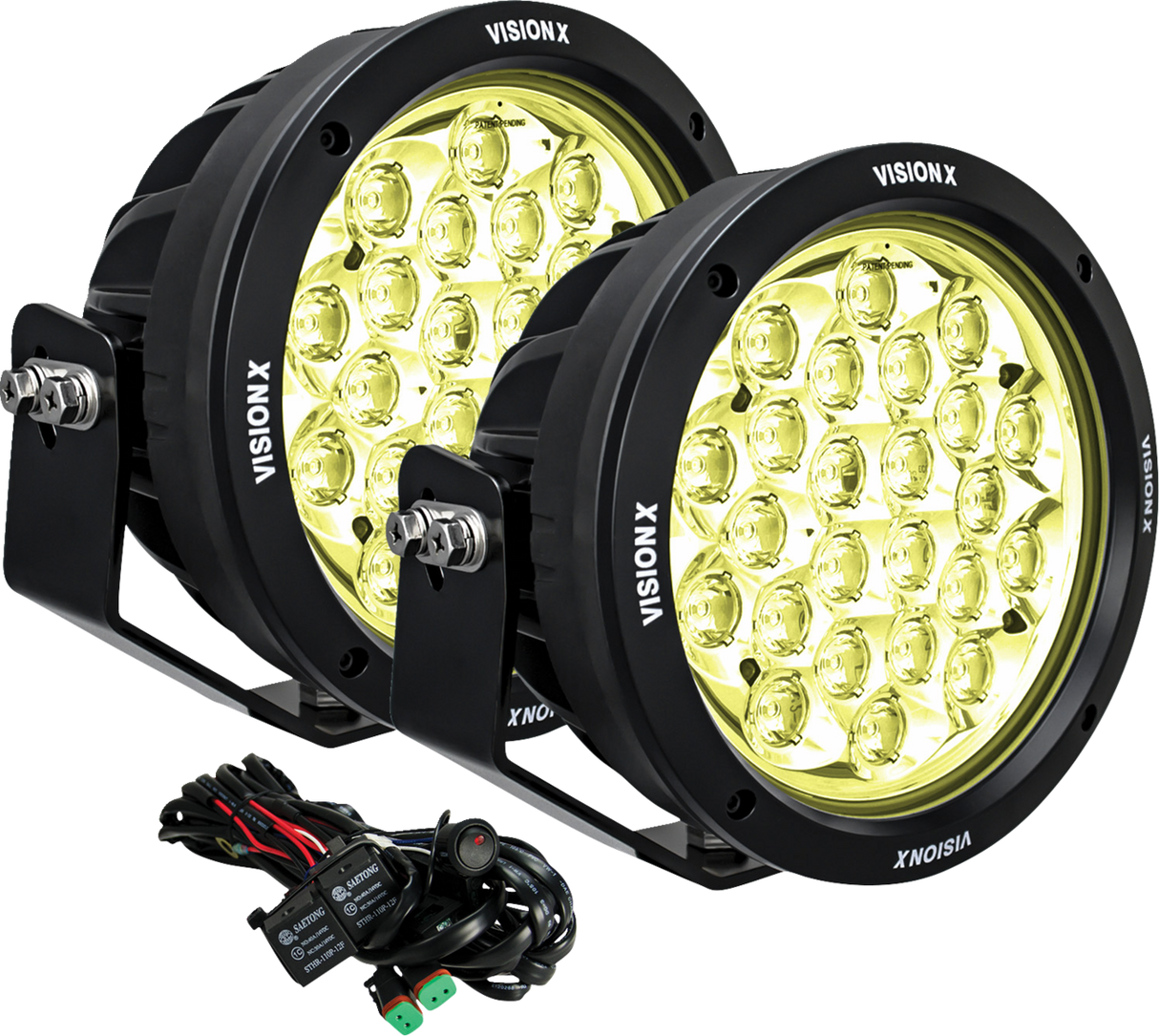 Vision X Light Cannon - CG2 - 7-3/4" - Multi LED - Selective Yellow Lens 9945804