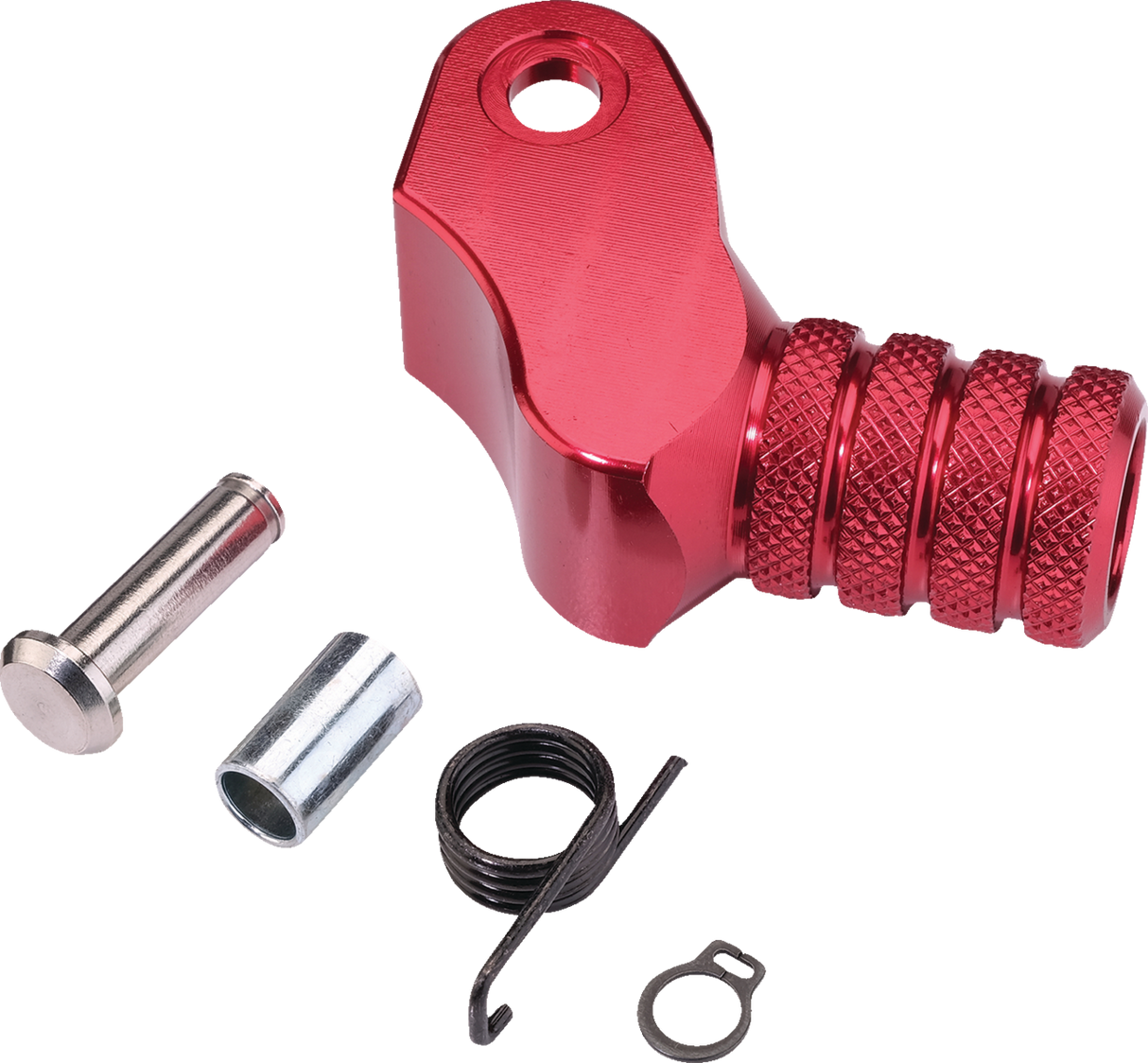 MOOSE OFFROAD Knurled Shift Lever Tip - 20 mm - Red 81-0000-10-10
