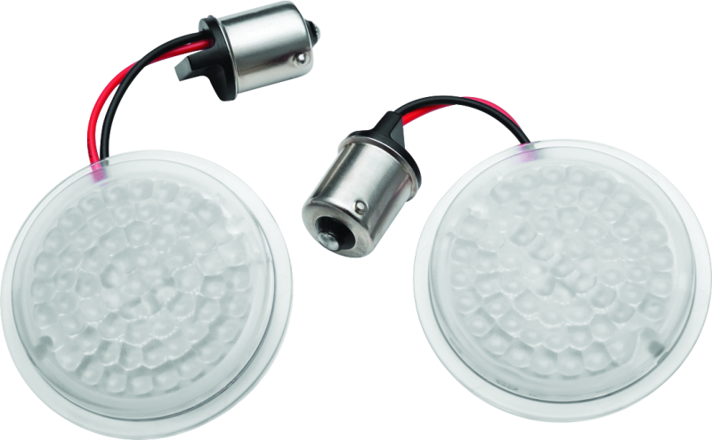 Kuryakyn Luminez L.E.D. Rear Turn Signal Insert 1156 Amber - Cycle City Outdoors