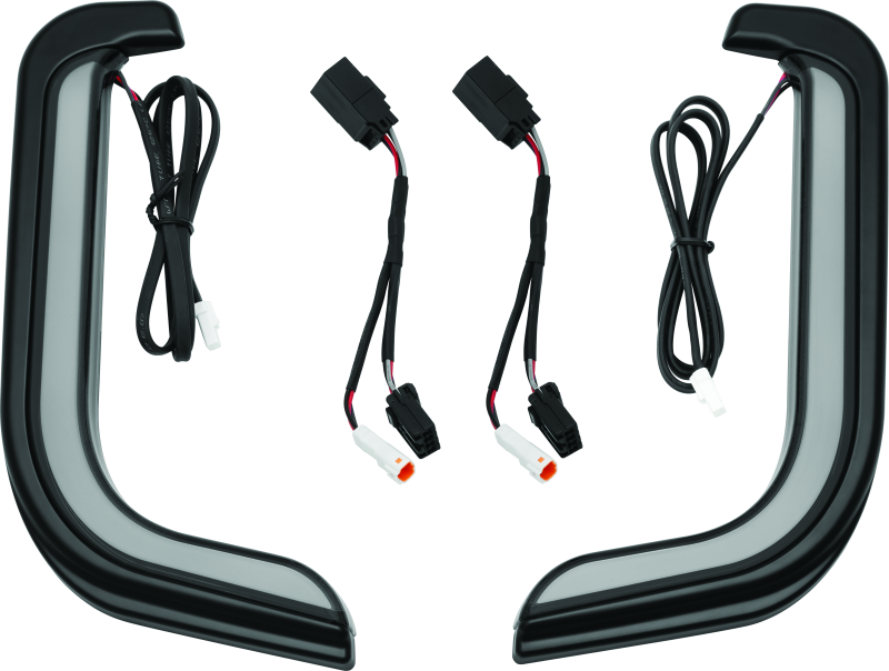 Kuryakyn Tracer LED Fairing Lower Accents Black - Cycle City Outdoors