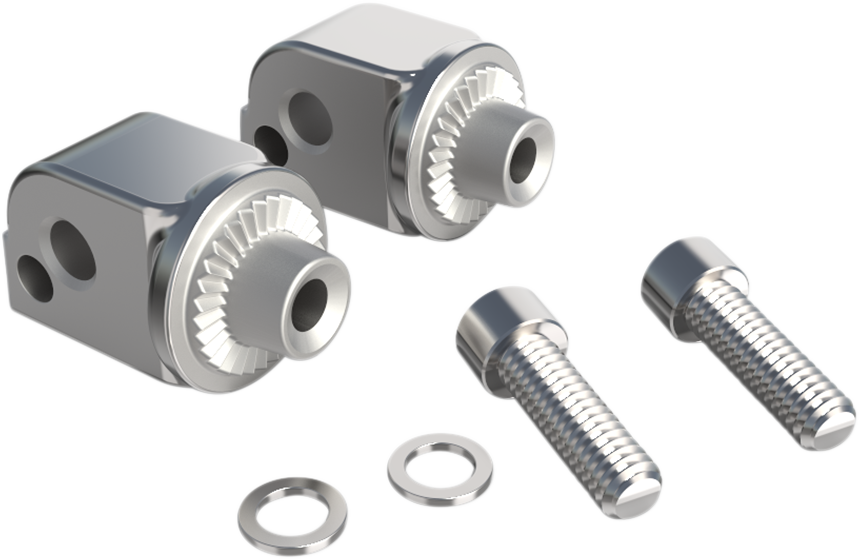 Ciro Footrest Adapter - Chrome 60015 - Cycle City Outdoors