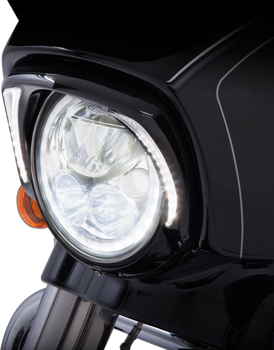 Ciro Headlight Bezel - Black 45201 - Cycle City Outdoors