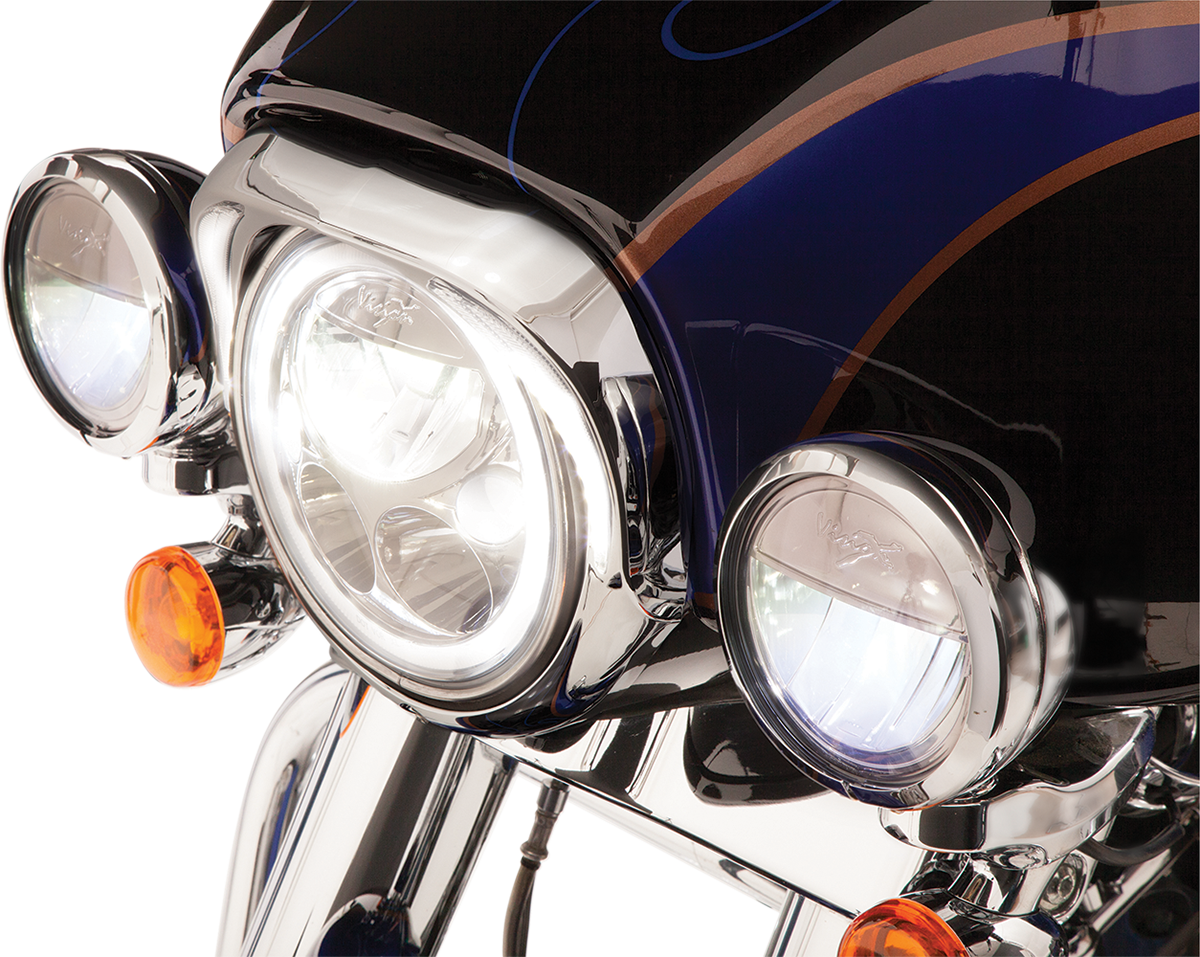 Ciro Headlight Bezel - Chrome 45210 - Cycle City Outdoors