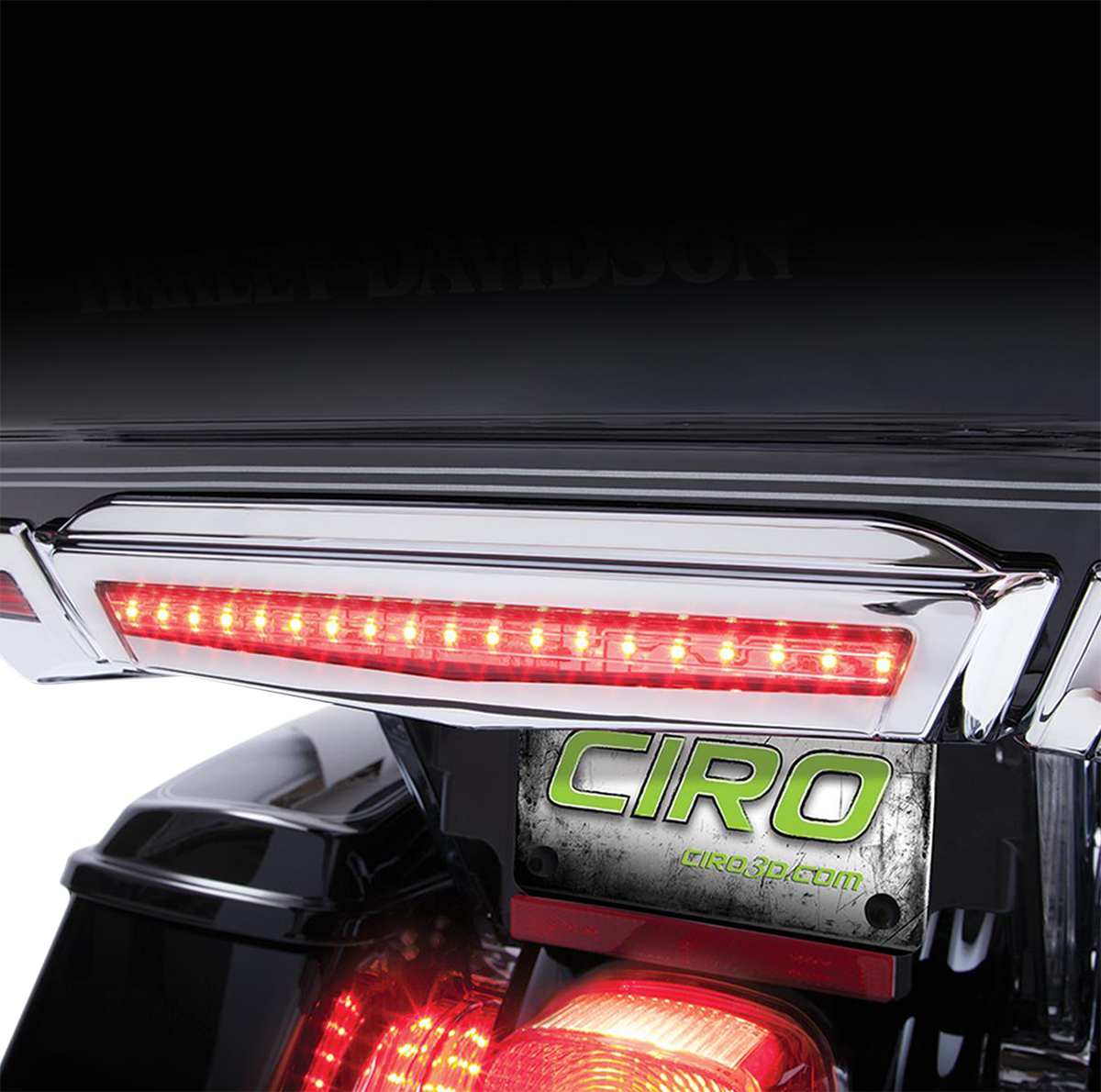 CIRO Center Brake Light - Chrome 40004 - Cycle City Outdoors