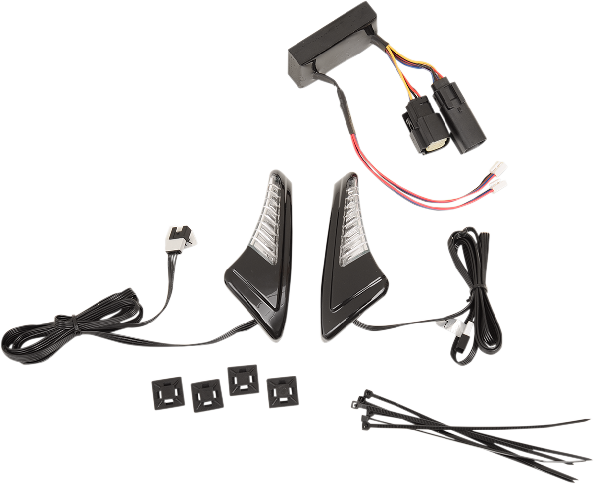 Ciro Light Kit for Tour-Pak? - Snakeyes? - Black 40017 - Cycle City Outdoors