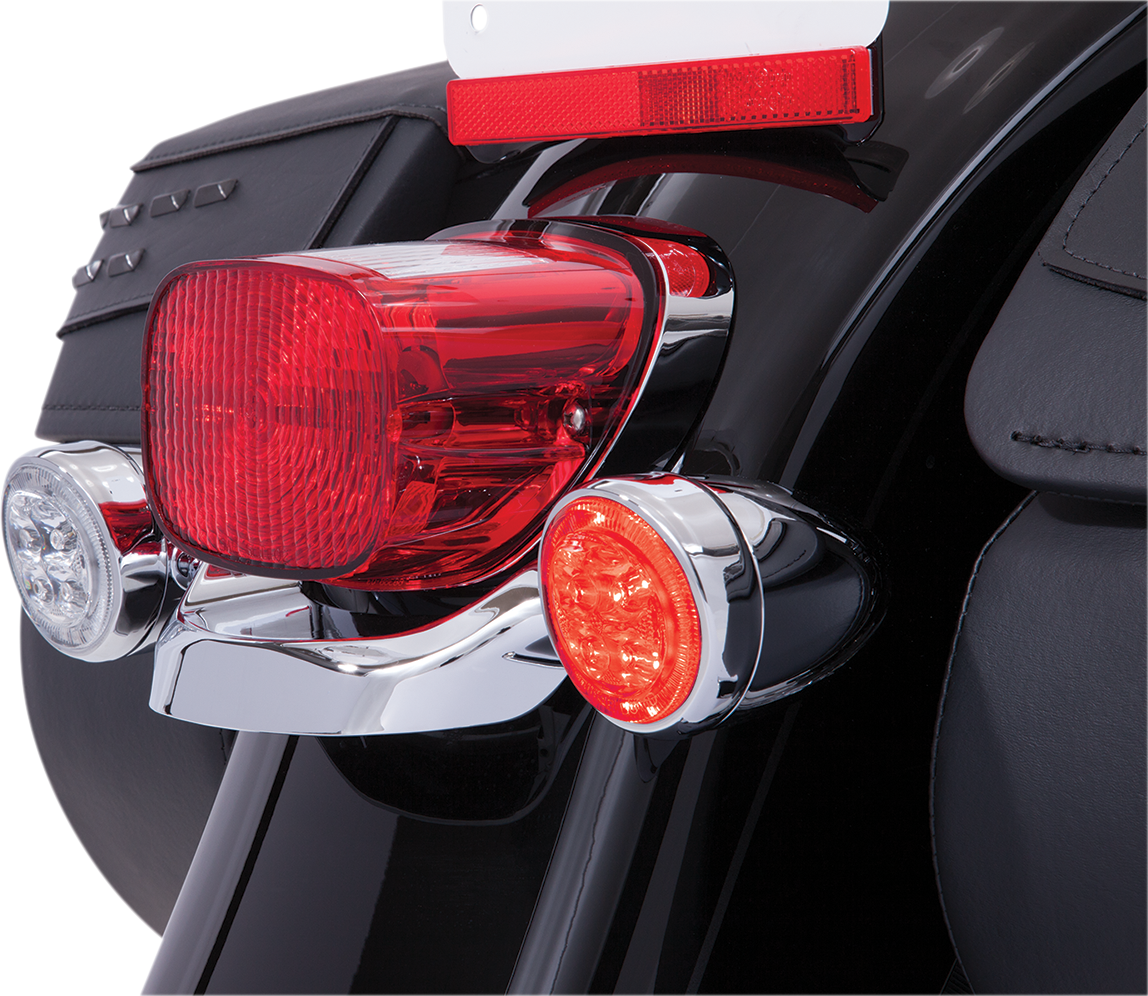 CIRO Signal Insert - Chrome/Red 45501 - Cycle City Outdoors