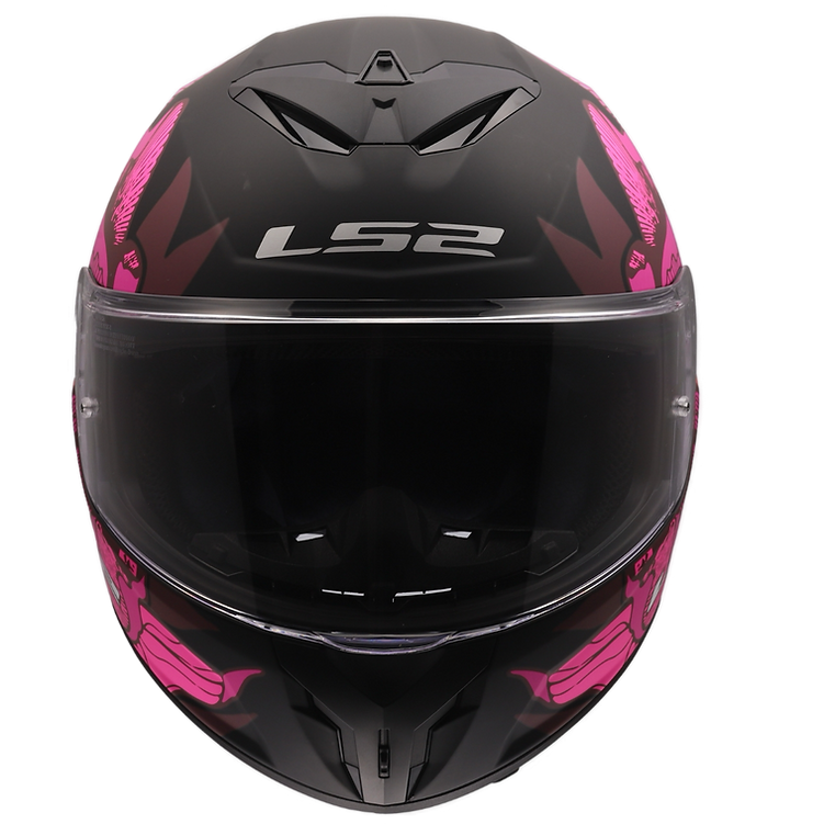 LS2 Rapid III Motorcycle Helmet Poppies