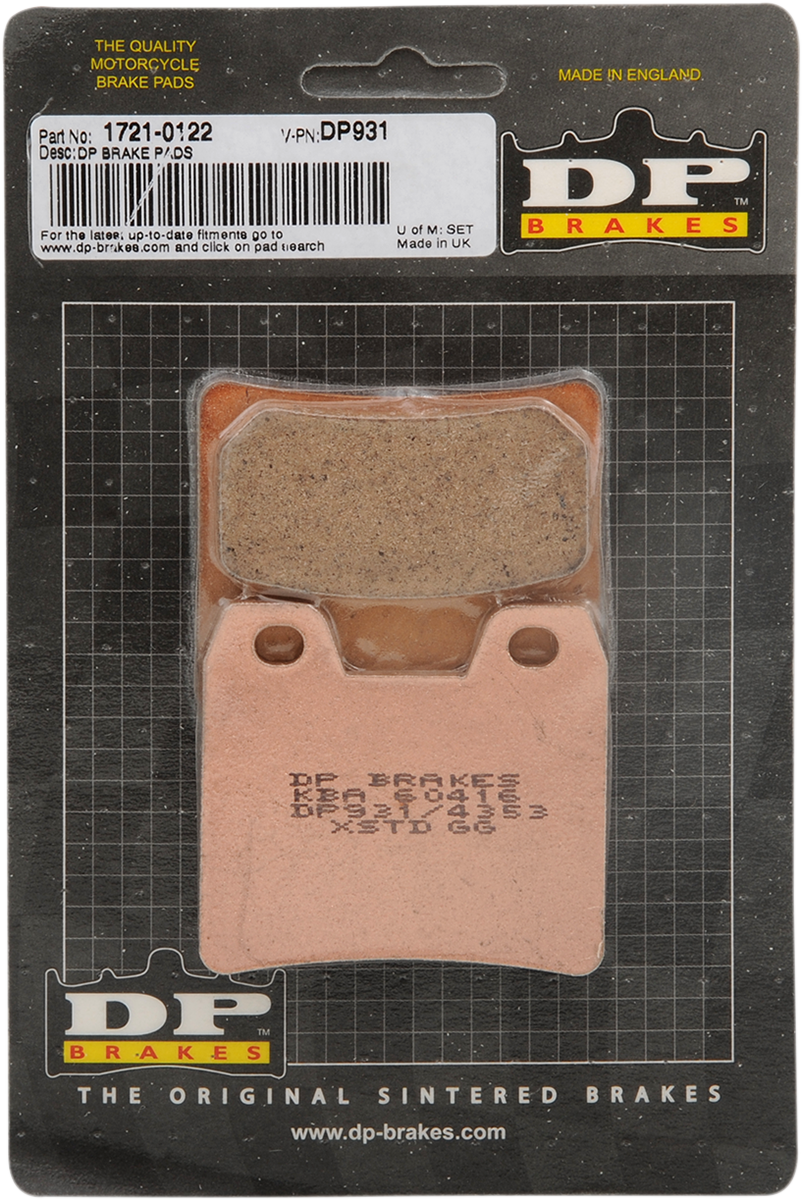 DP BRAKES Standard Brake Pads - FZ1 DP931 - Cycle City Outdoors