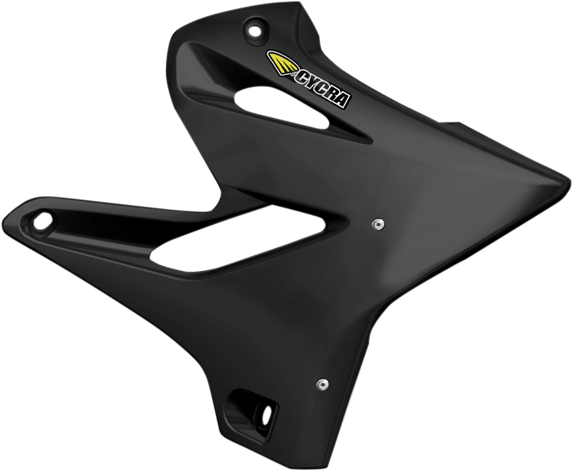 Cycra 1CYC-1783-12 PowerFlow Shrouds - Black - Yamaha - YZ '05-'22 | Off-Road