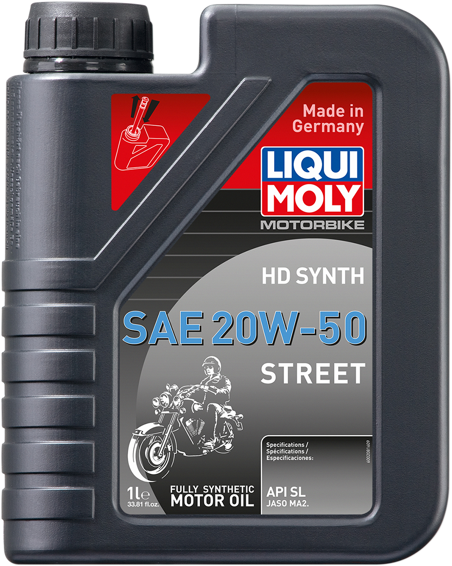 LIQUI MOLY H-D? Synthetic 4T Street Oil - 20W-50 - 1 Liter 20100