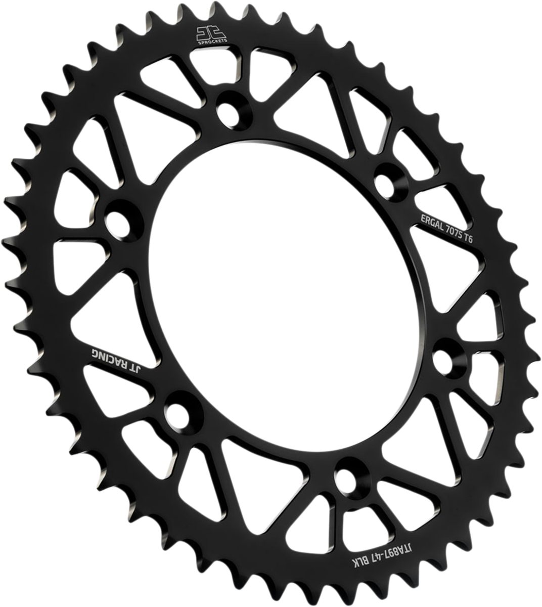 JT SPROCKETS JTA897.47BLK Rear Sprocket - Black - 47-Tooth | Adventure/Off-Road