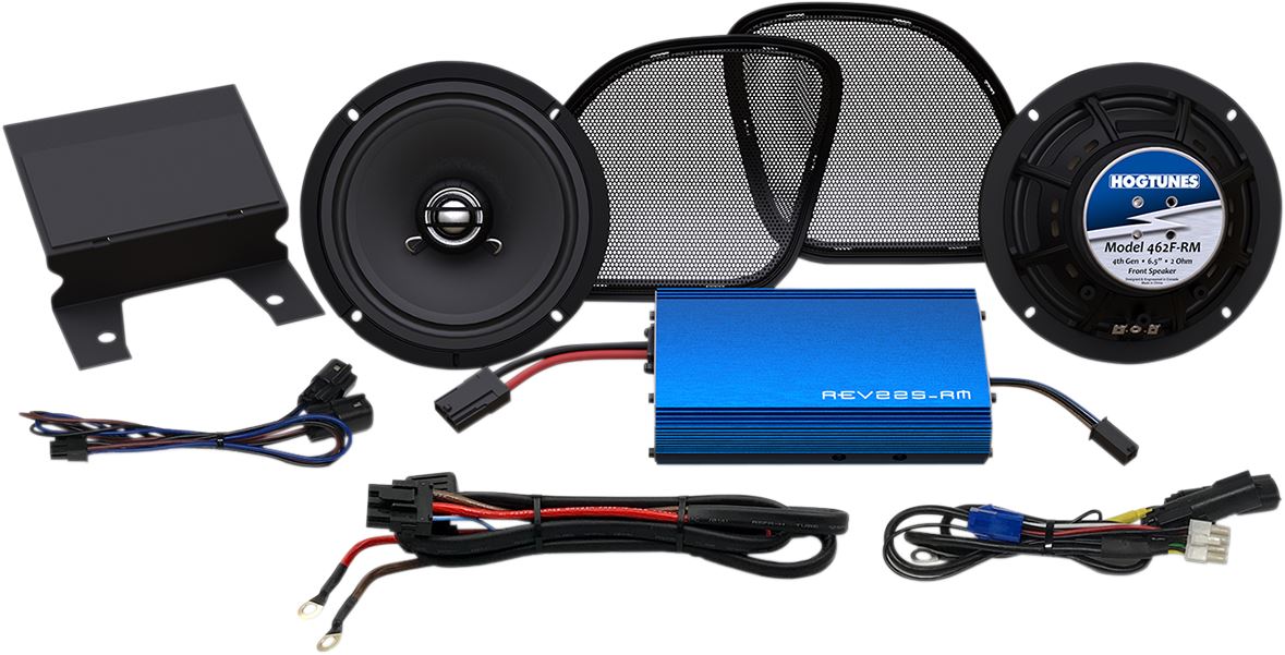 Hogtunes G4 RG Front Speaker & Amplifier Kit | Road Glide | 225 W | 6.5″